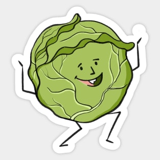 Kawaii cute Cabbage Sticker